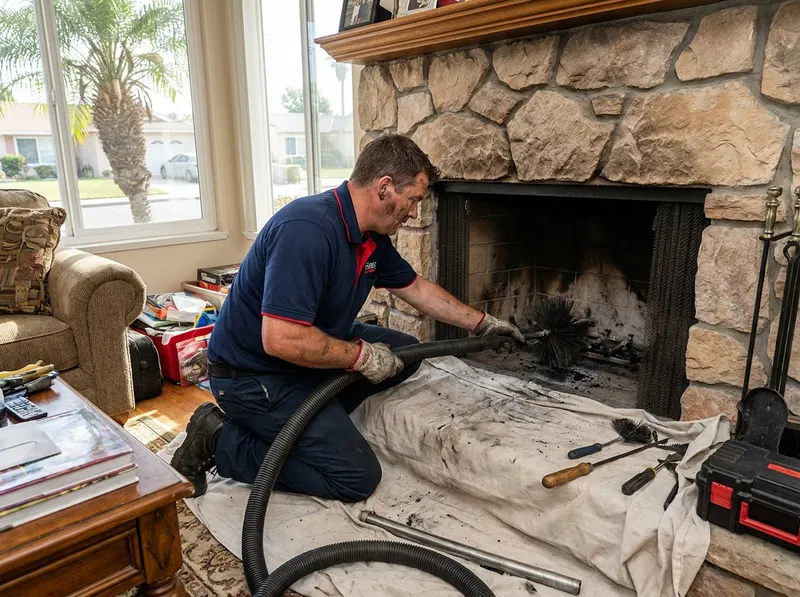 Smoke Chamber & Firebox Cleaning in San Diego, CA